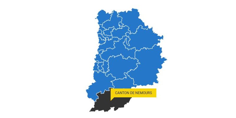 Canton de Nemours